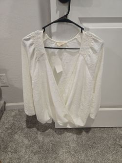 White nice woman shirt