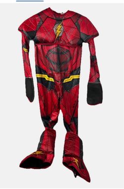 The Flash Kids Halloween Costume with Boot Covers