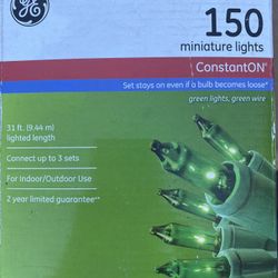 Green Christmas Lights