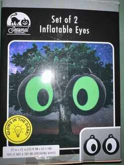 Set of 2 Inflatable Eyes