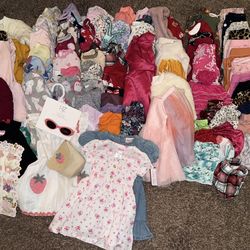 Girls size 9-12 months some items nwt