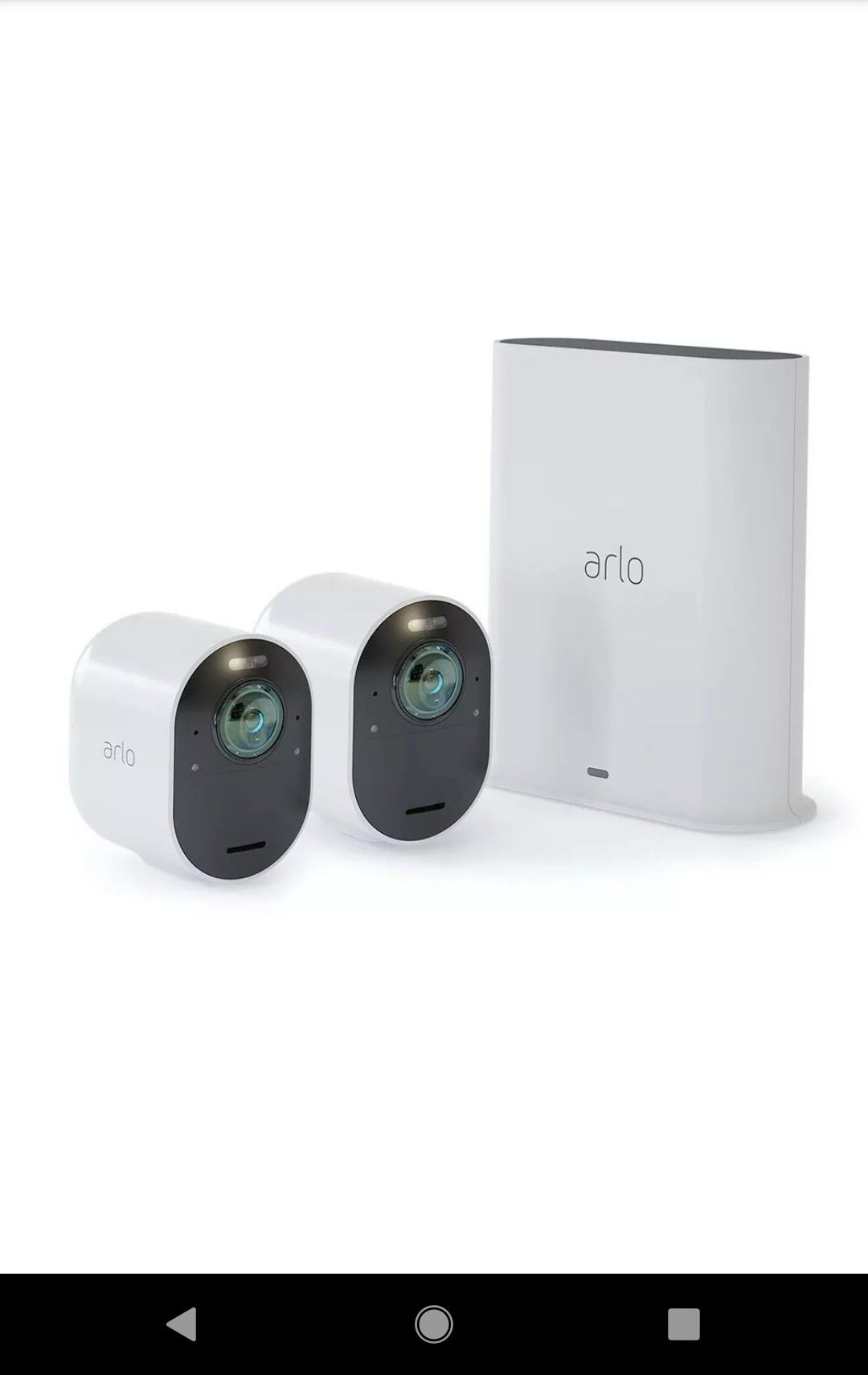 Arlo 4K UHD Wire-Free Security Camera System Ultra + Series