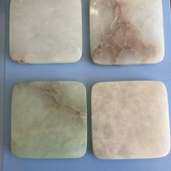 Green Coasters Set Of 4 - Anthropologie 