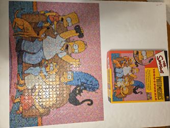 Simpsons Jigsaw Puzzle- 1000 pieces.