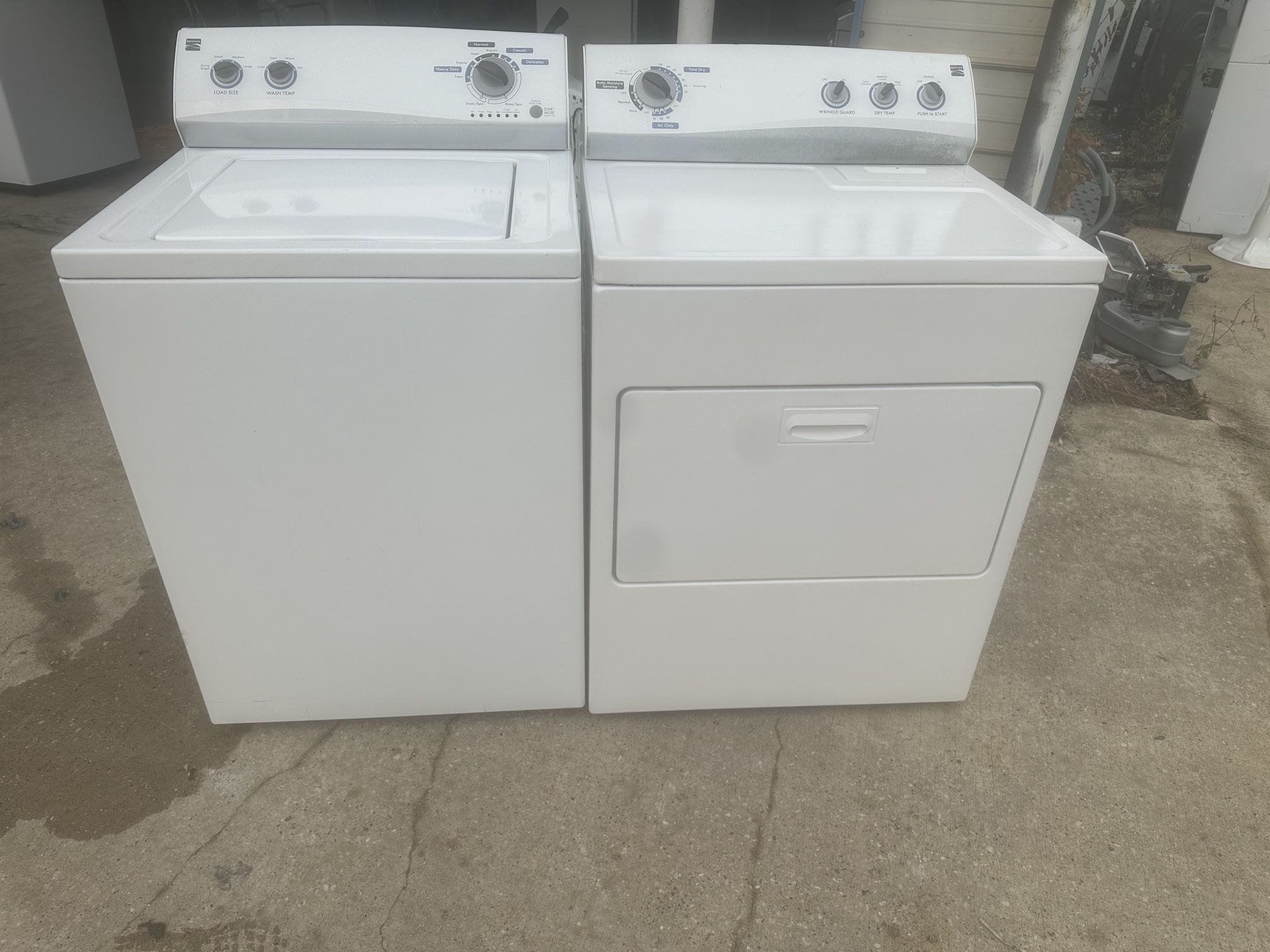 Kenmore Washer And Electric Dryer 90 Day Warranty