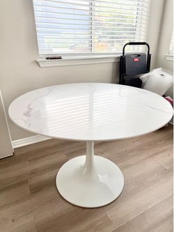 Living Spaces Marble Dining Table