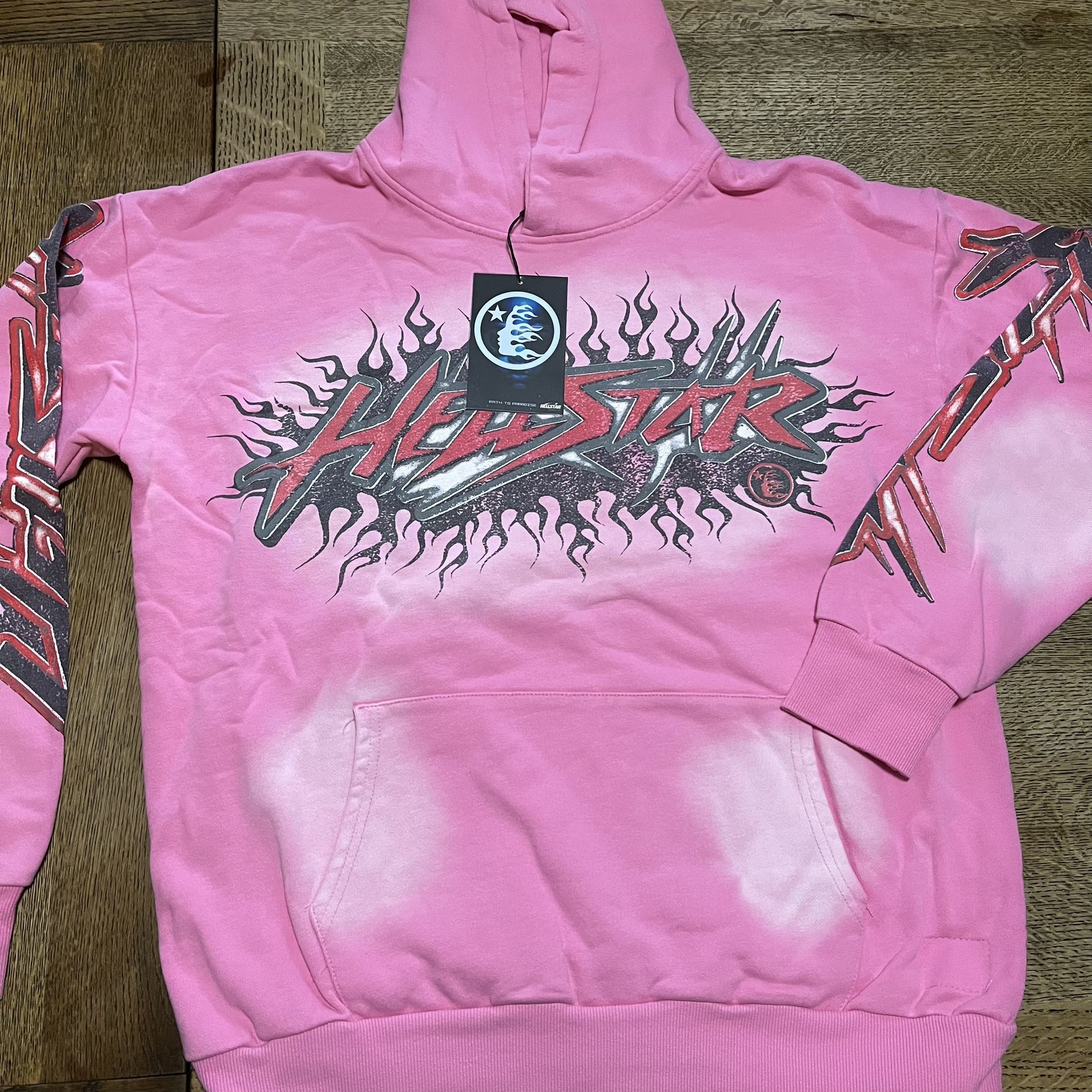 Pink Hellstar hoodie