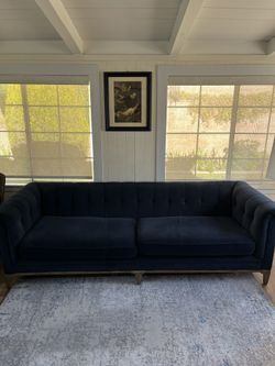Blue Sofa-Sold