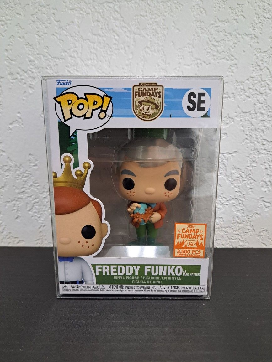 Funko Pop! Freddy Funko as Mad Hatter LE 3500 Camp Fundays SDCC 2023