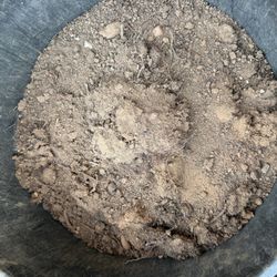 Clean Dirt. 5 Large Cans Full 