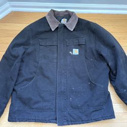    Mens Carhartt  Jacket Size 48 XL insulated duck.    Vest Patagonia Nike Adidas Weights Toys Jerseys Sneakers Bike Scooter Giants Jets Mets Yankees 