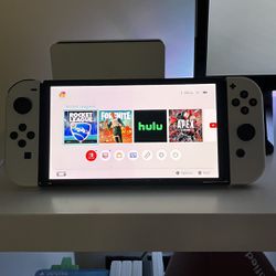 Nintendo Switch OLED model. 