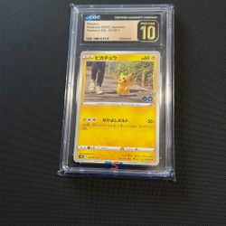Pikachu JPN Pokemon GO PRISTINE