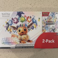 Prismatic Evolutions ETB & Booster Bundle 2 Pack