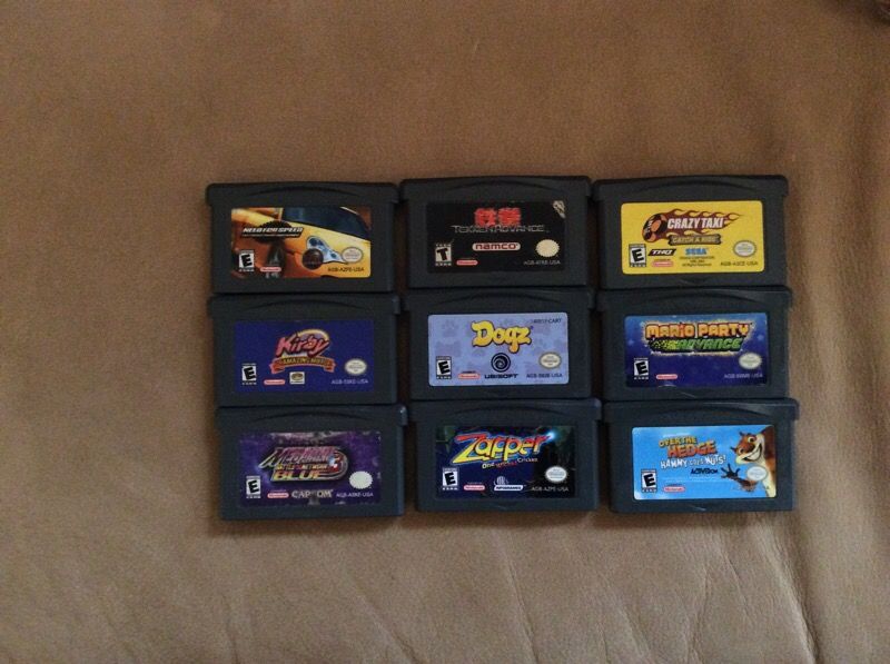 Game Boy Advance Games 9 total