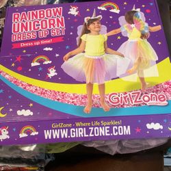 Rainbow Unicorn Dress Up, Set Dress Up Time