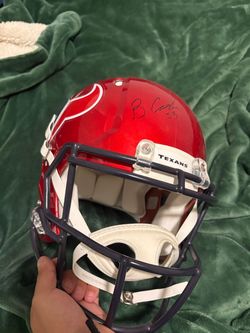 FULL SIZED SIGNED TEXANS HELMET