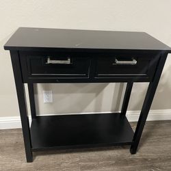 Black Entry Table 