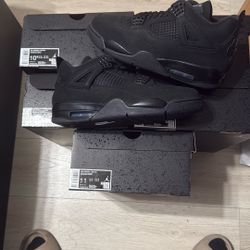 Jordan 4 Black Cat  Sizes 8 11 11.5