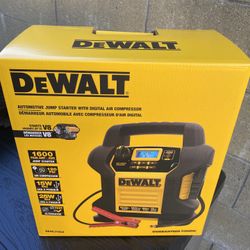 DEWALT Portable Power Station Jump Starter, Compressor, AC Charging Cube 