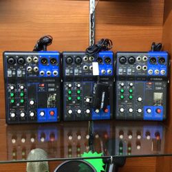 Yamaha MG06 6 Channel Mixer (3 In Total) (79.99 Each)