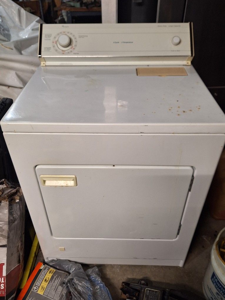 Whirlpool Heavy Duty Gas dryer.