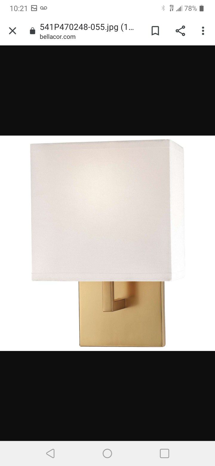 Lamp shade 1 vanity light