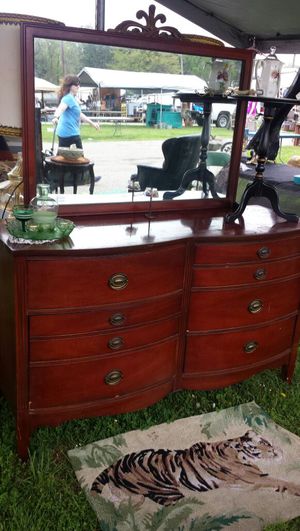 Duncan Phyfe 6 Drawer Dresser With Mirror For Sale In Dallas Tx