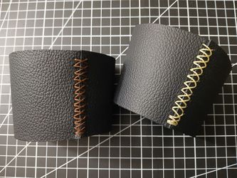 Travel Leather Coffee/Tea Sleeve, Handcrafted