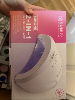 Nail Kit - UV Light (full hand), UV light (single finger), get tips or various sizes and shapes, etc.