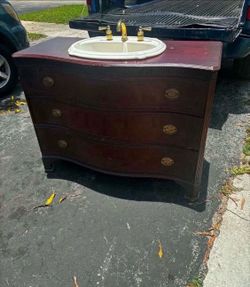 Bathroom Vanity With Sink- 46”Lx21”Wx34”H