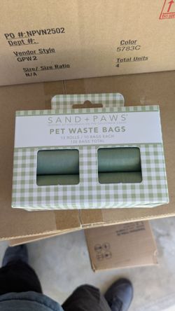 Dog waste bags