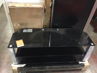 Glass TV stand