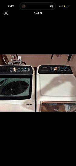 Samsung Washer and Electric Dryer Set