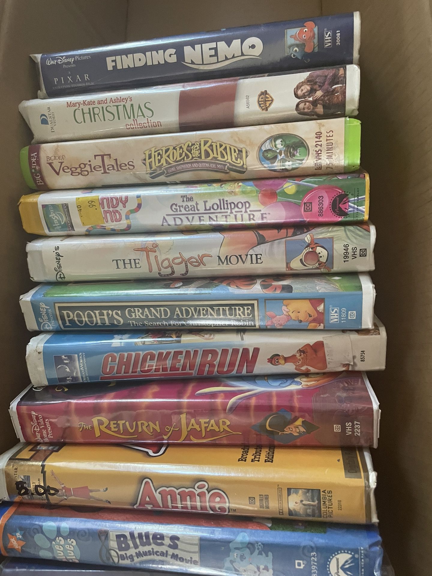 22 popular VHS Children’s Movies