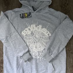 Grey Sp5der Hoodie