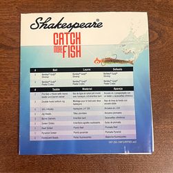 Fishing-Shakespeare Complete Fishing Kit. Bait and Lures.