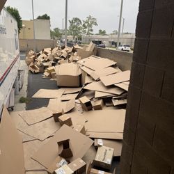 Free Cardboard Ready For Pickup