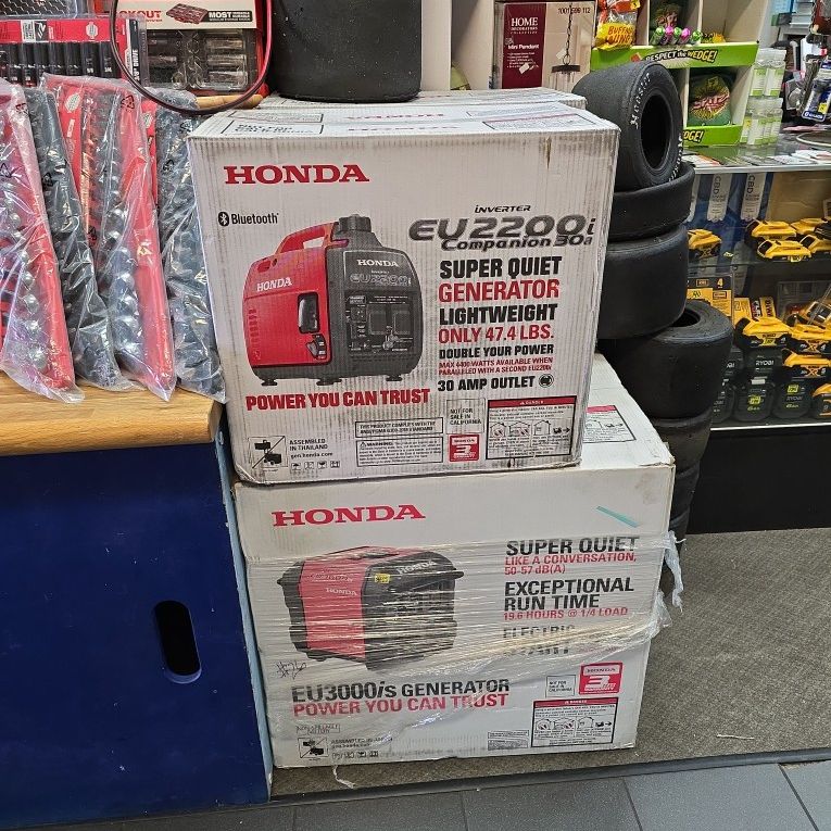 Companion Series EU2200Is Honda Inverter Generator, SEE ALL PIX, New, Financing Available 