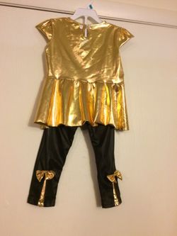 Gold & Black 2pcs. Set size 5T