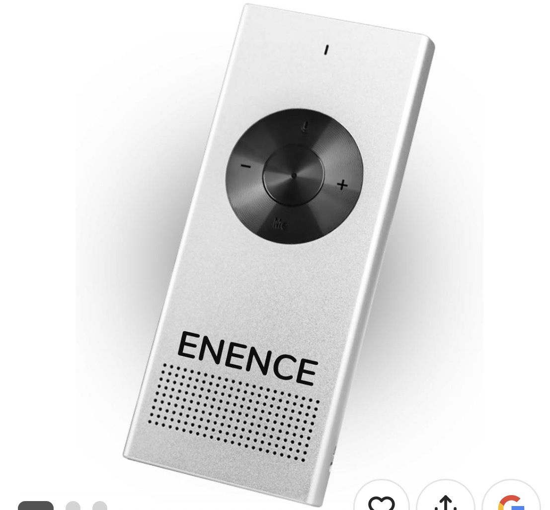 PRO Language Translator Device, Real-Time Voice Translation, Instant Pocket AI Translator Device, Support 60+ Languages. Traductor for Business, Study