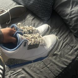 true blue jordan 3 size 9.5