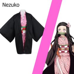Demon Slayer Costume Nezuko Shinobu Tanjiro Adult Women Men