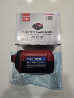 Toro 60v 5AH battery New