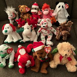 13 new with tags Ty beanie babies