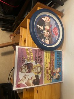 Lucile Ball Clock and poster - She whines on the hour