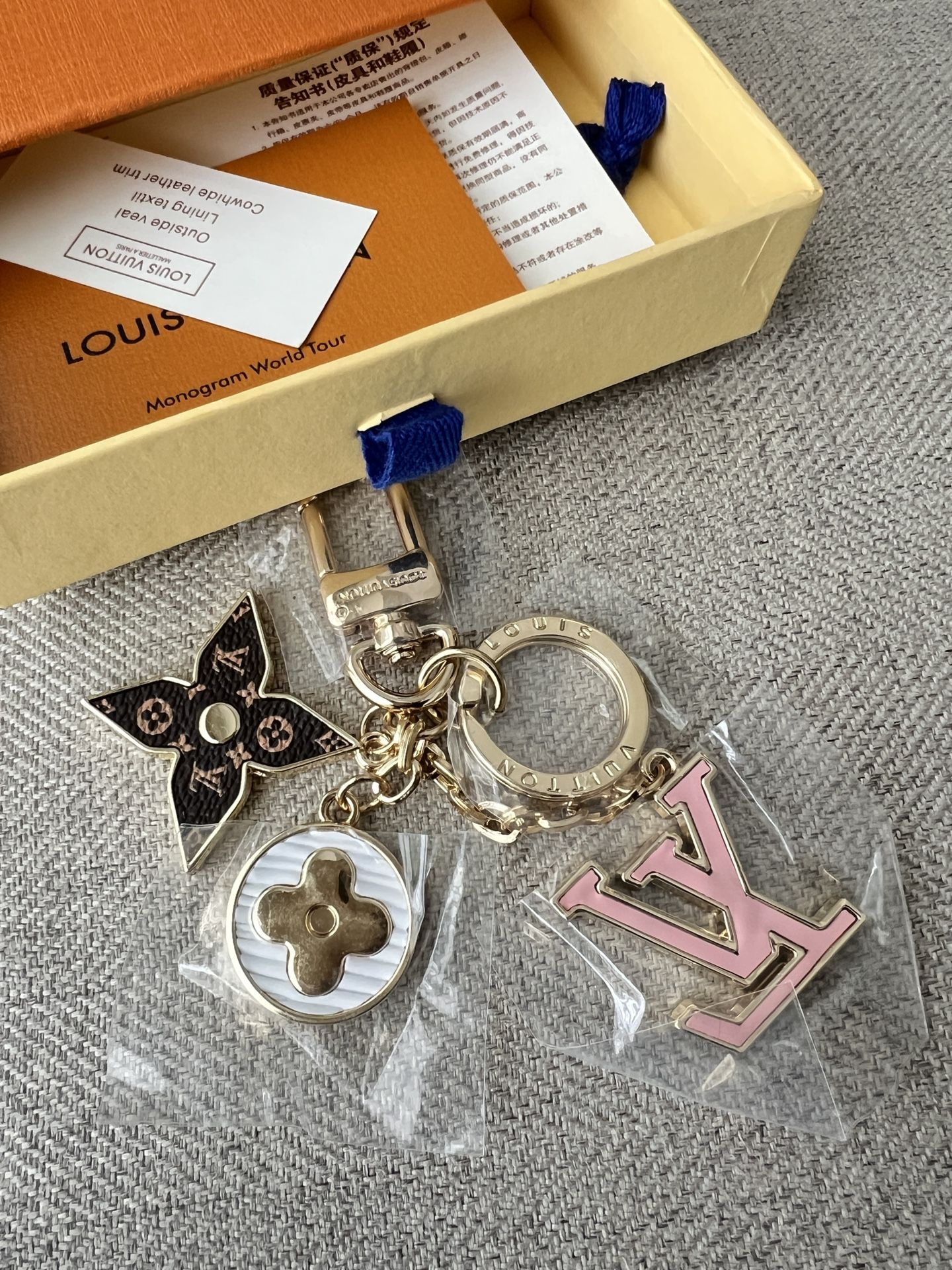 Louis Vuitton Novelty Keychain/Bag charm