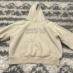 Essentials Tan Hoodie, Size S 