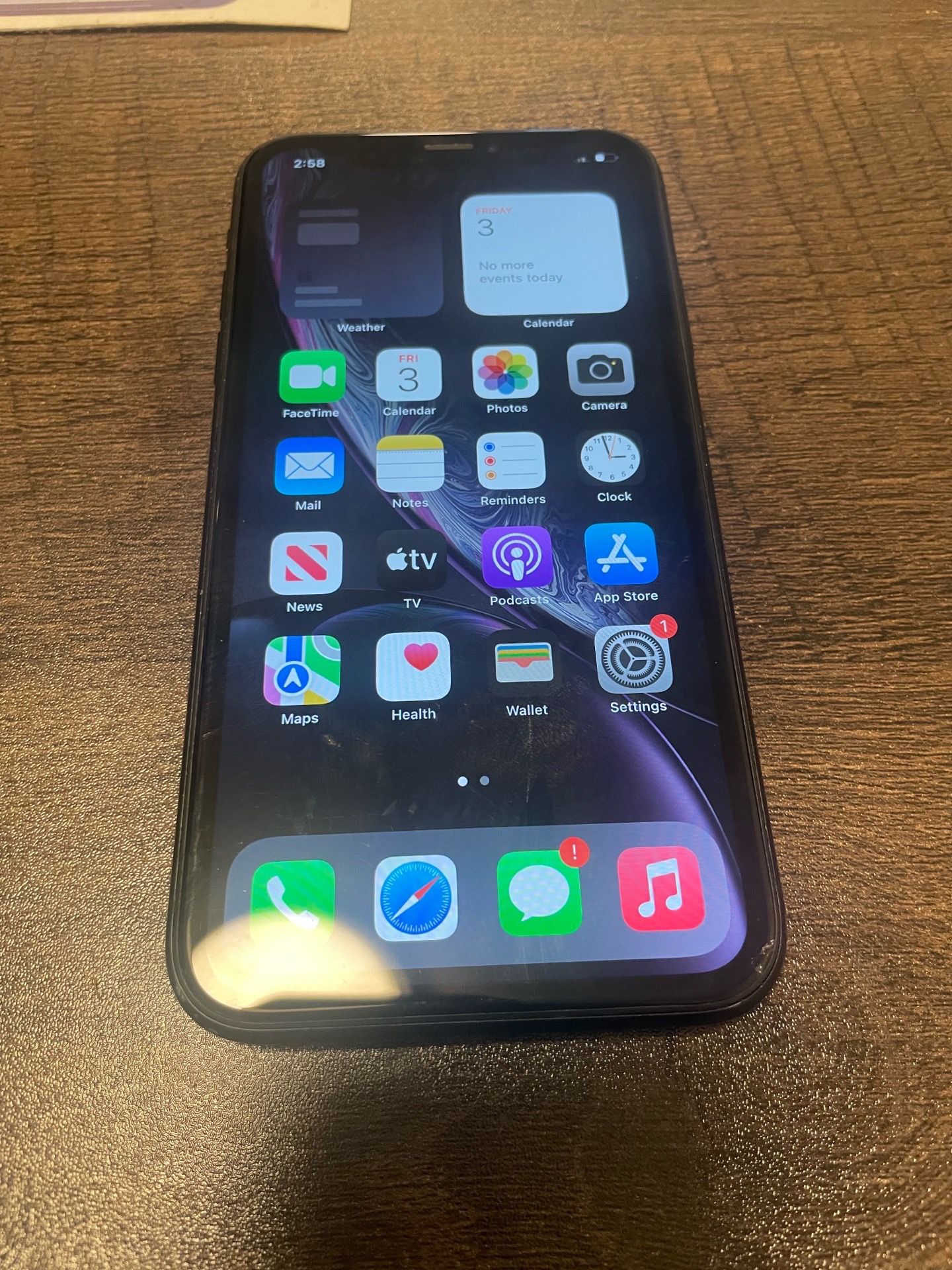 iPhone XR black unlocked