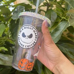 Nightmare Before Christmas Shaker Tumbler